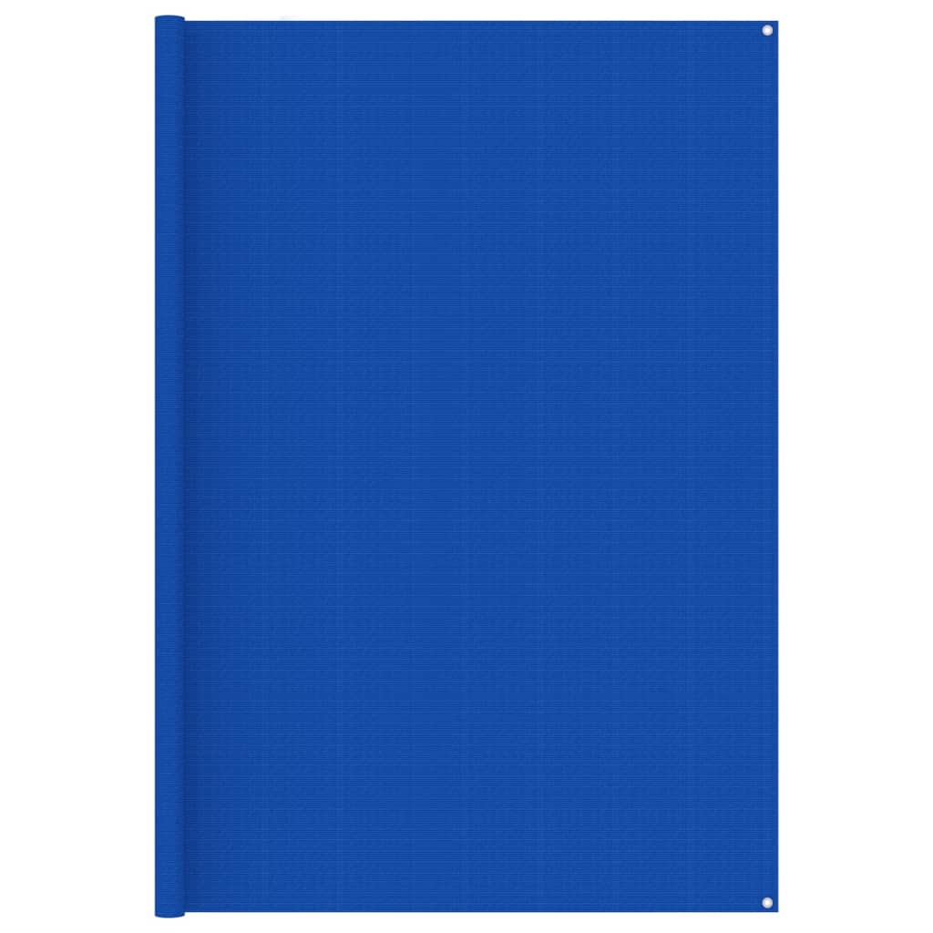 vidaXL Tepih za šator 250 x 600 cm plavi HDPE