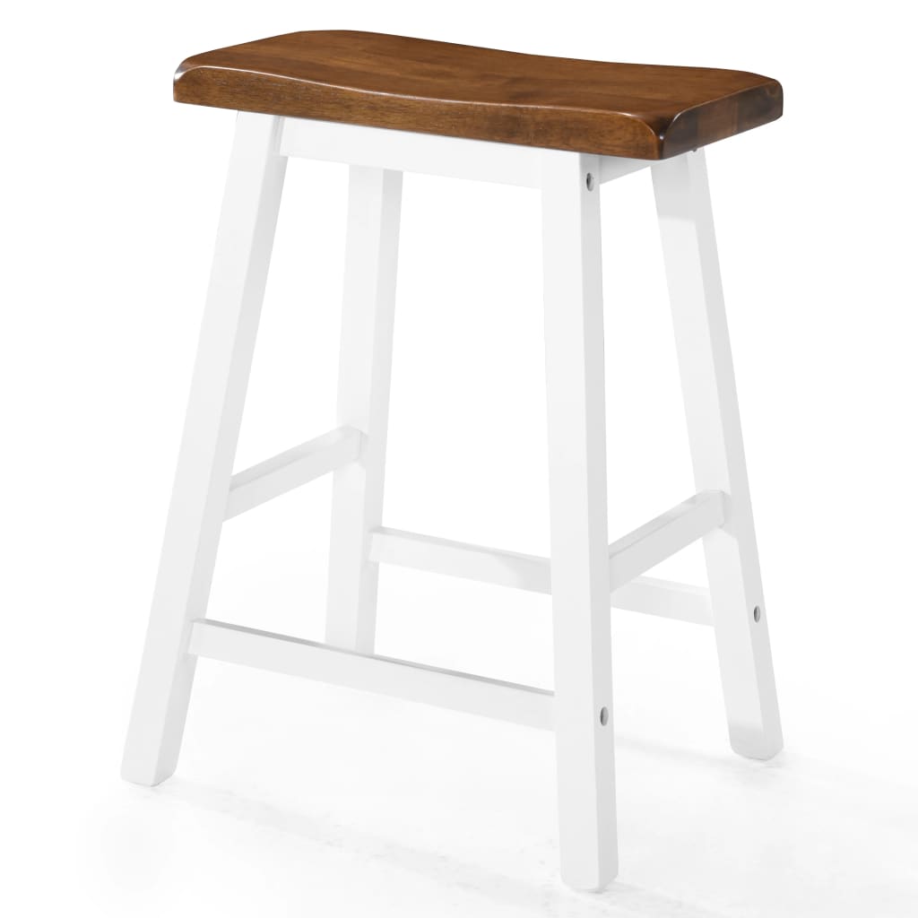 vidaXL 5-dijelni barski set stola i stolaca od masivnog drva