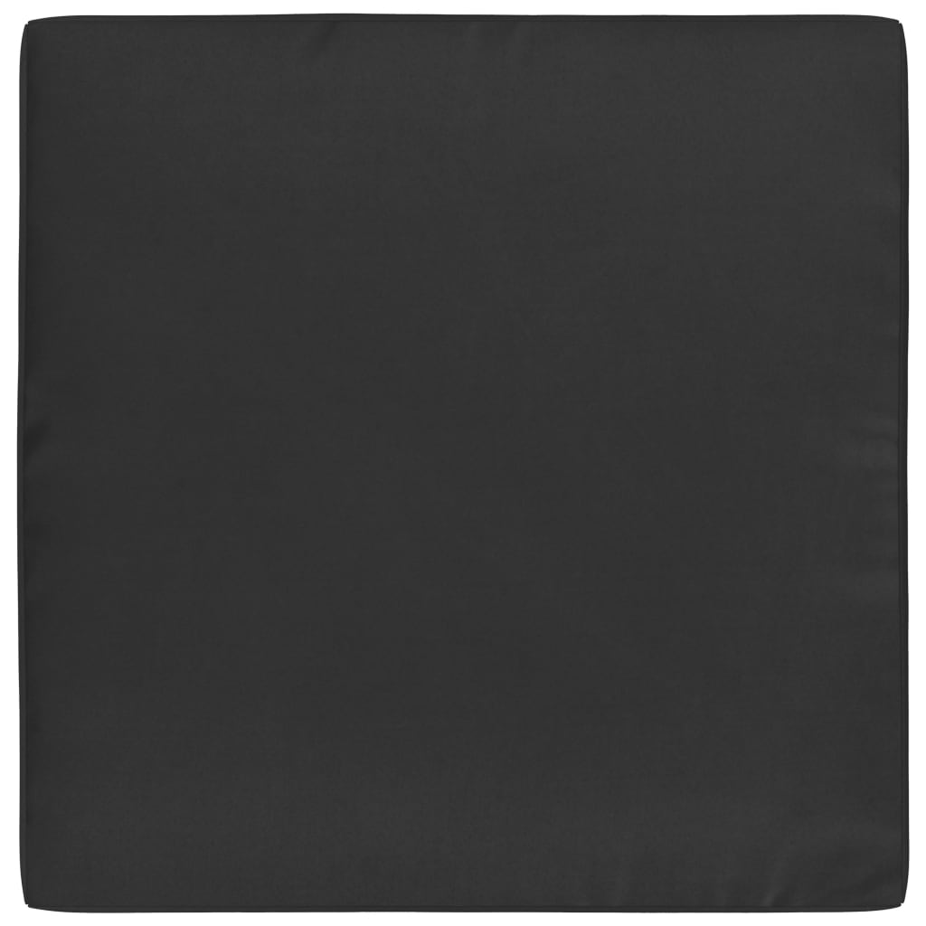 vidaXL Paletni podni jastuk od tkanine 60 x 61,5 x 6 cm crni