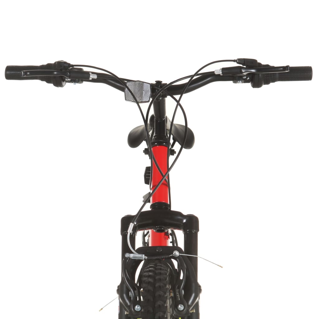 vidaXL Brdski bicikl 21 brzina kotači od 26 " okvir od 49 cm crveni