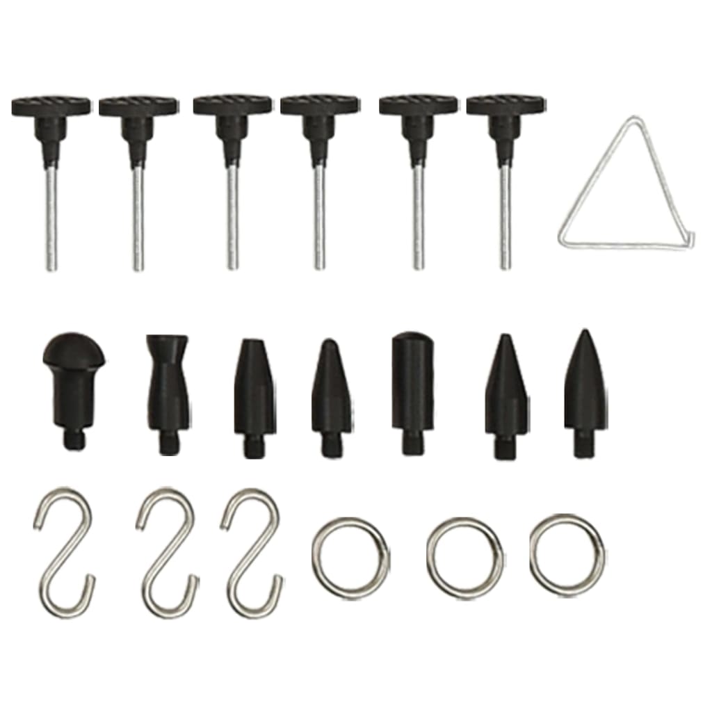 vidaXL 75-dijelni set alata za popravak udubljenja automobila bez boje