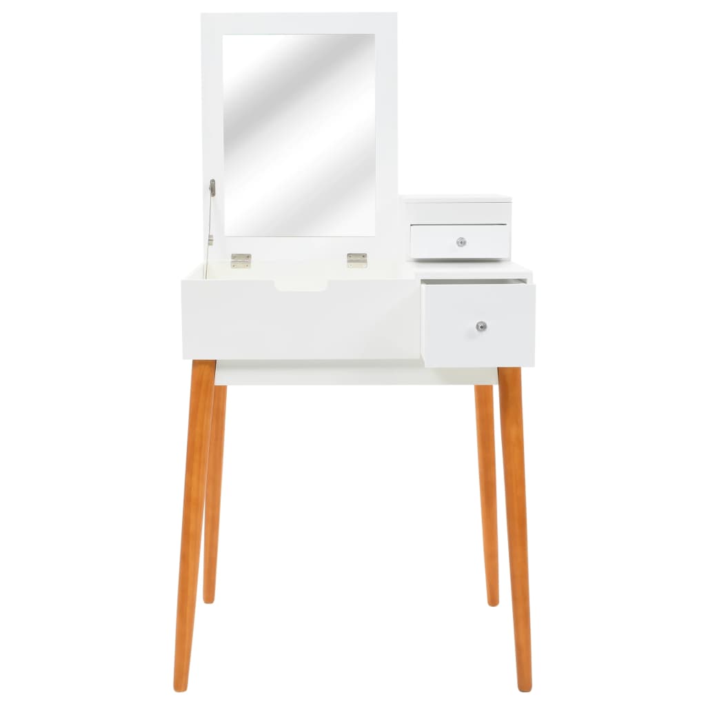 vidaXL Toaletni stolić s ogledalom od MDF-a 60 x 50 x 86 cm