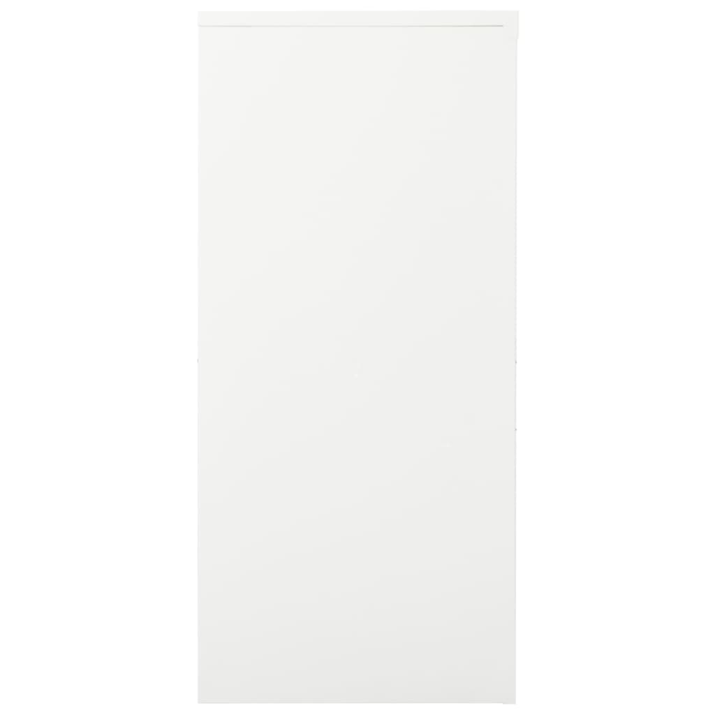 vidaXL Ormarić s kliznim vratima bijeli 90 x 40 x 90 cm čelični