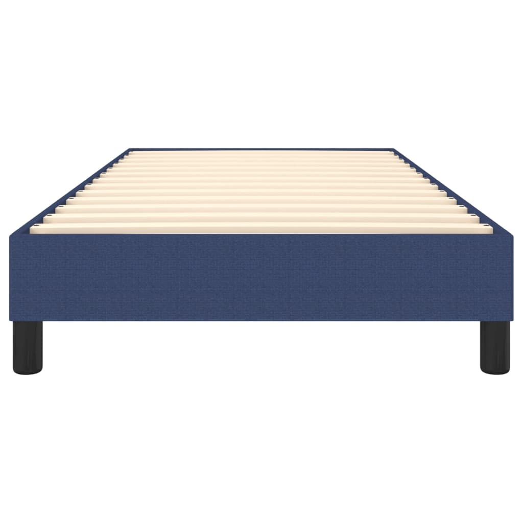 vidaXL Okvir za krevet plavi 90x190 cm od tkanine