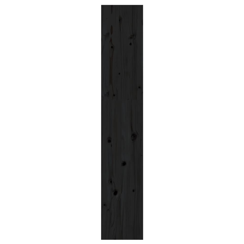 vidaXL Ormarić za knjige / sobna pregrada crni 60x30x167,5 cm borovina