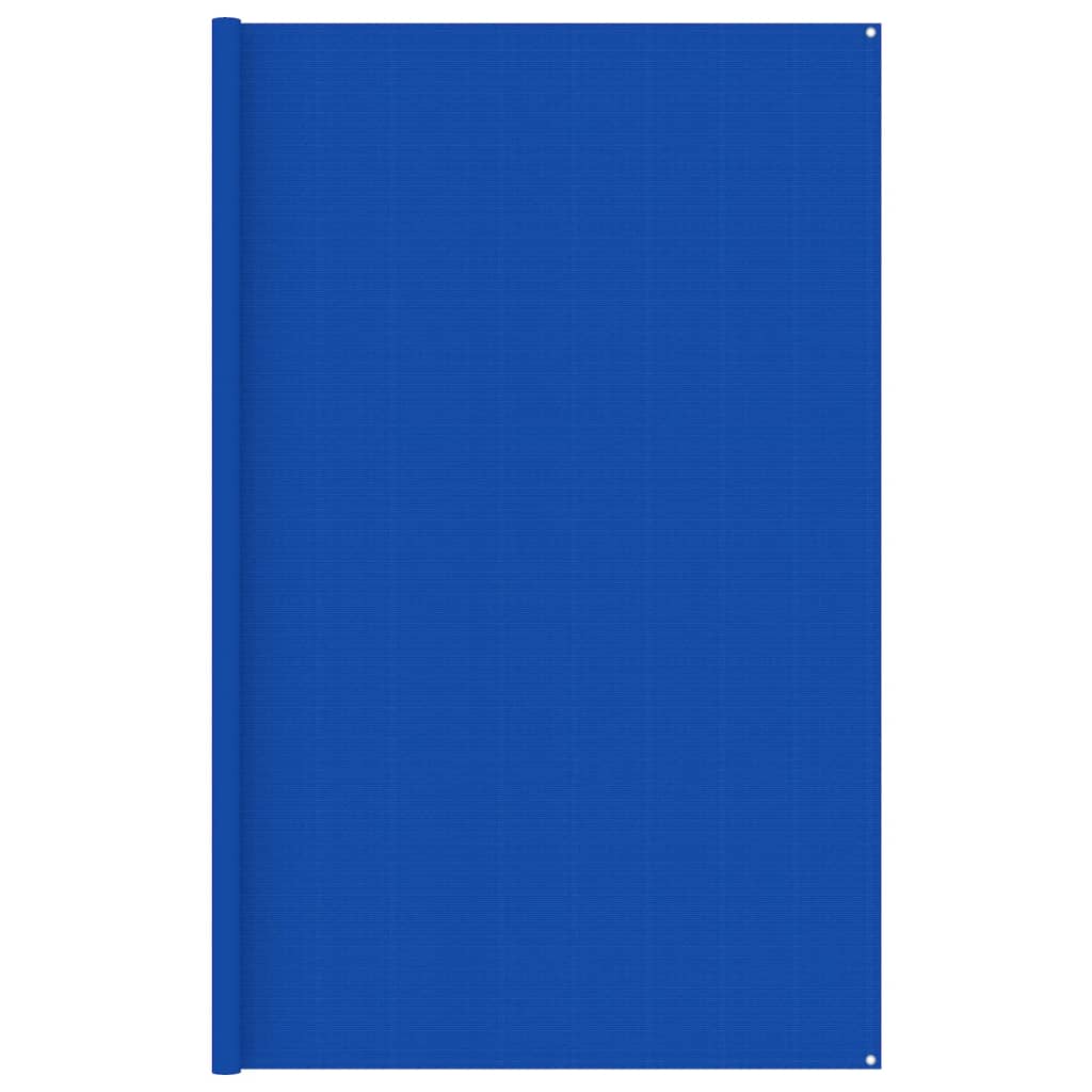 vidaXL Tepih za šator 300 x 600 cm plavi HDPE
