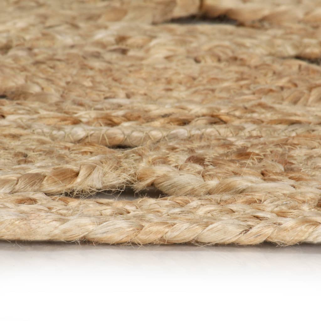 vidaXL Ručno rađeni pleteni tepih od jute 180 cm