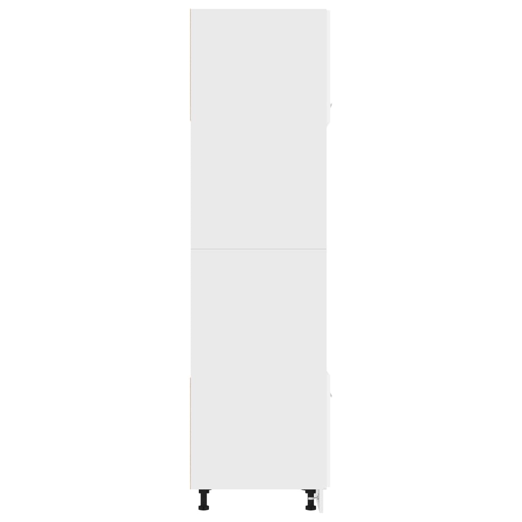 vidaXL Ormarić za mikrovalnu pećnicu bijeli 60 x 57 x 207 cm drveni