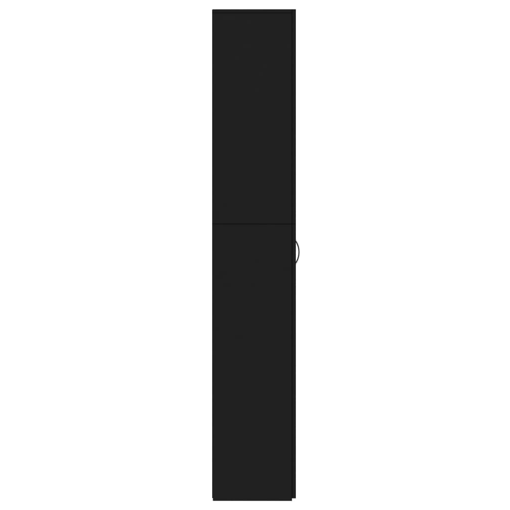 vidaXL Uredski ormar crni 60 x 32 x 190 cm od iverice