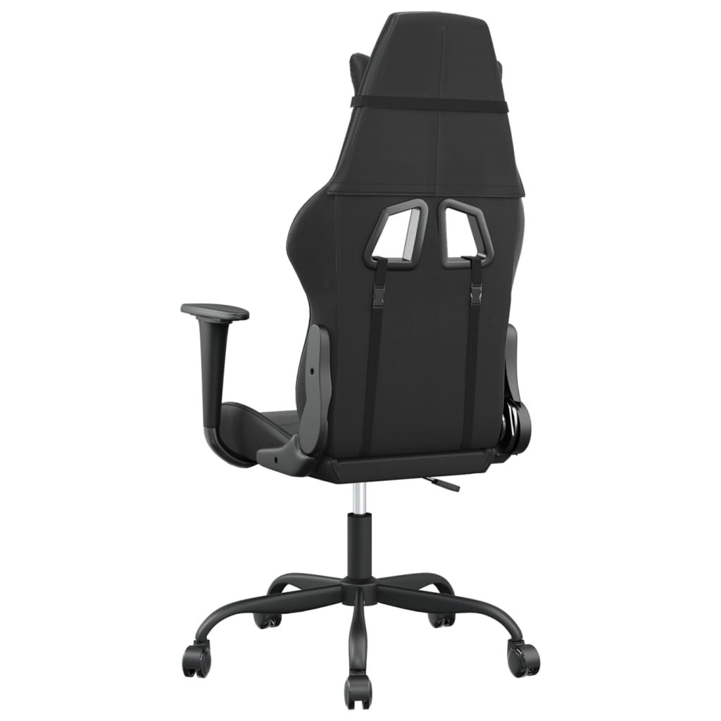 vidaXL Igraća stolica od umjetne kože crna