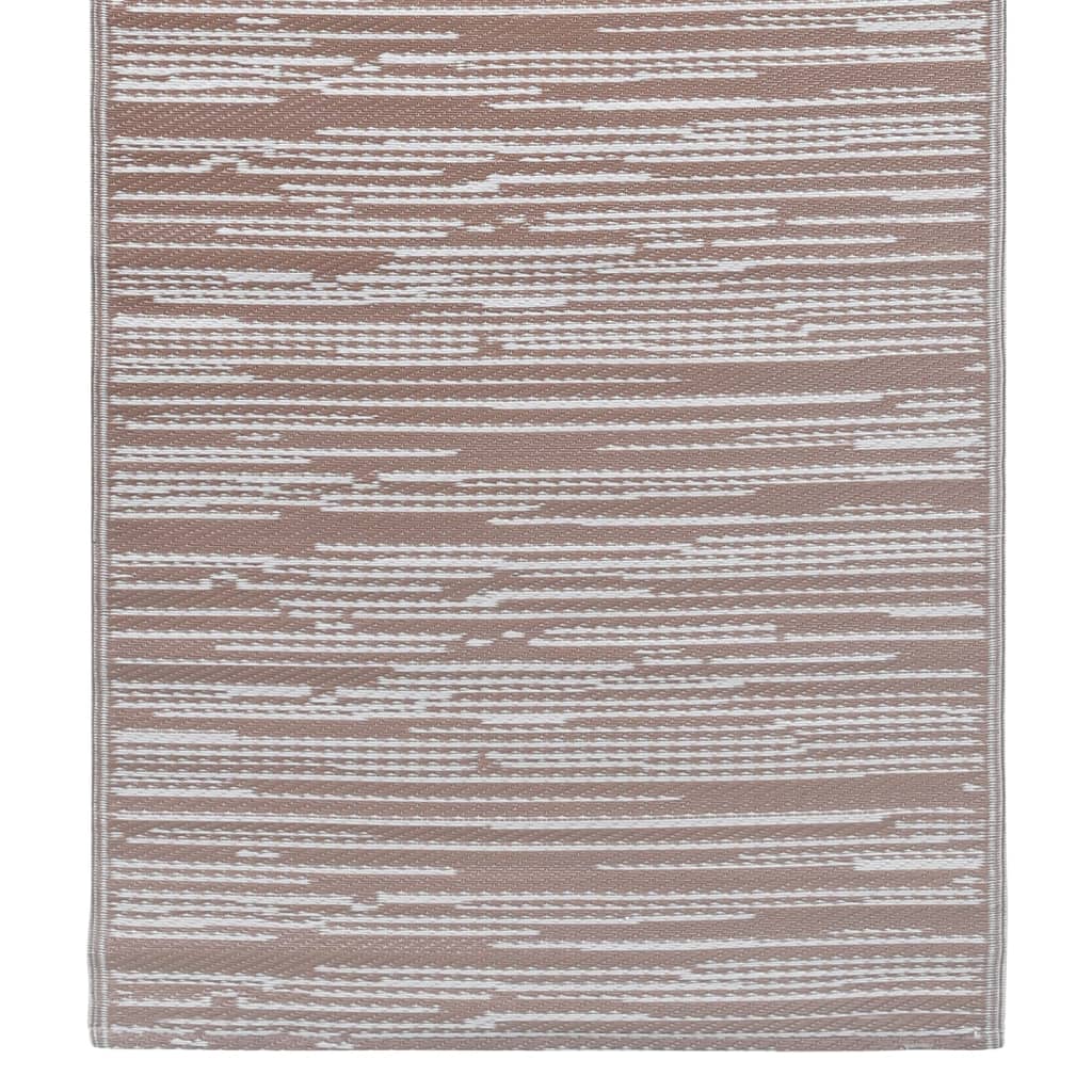vidaXL Vanjski tepih smeđi 80 x 150 cm PP