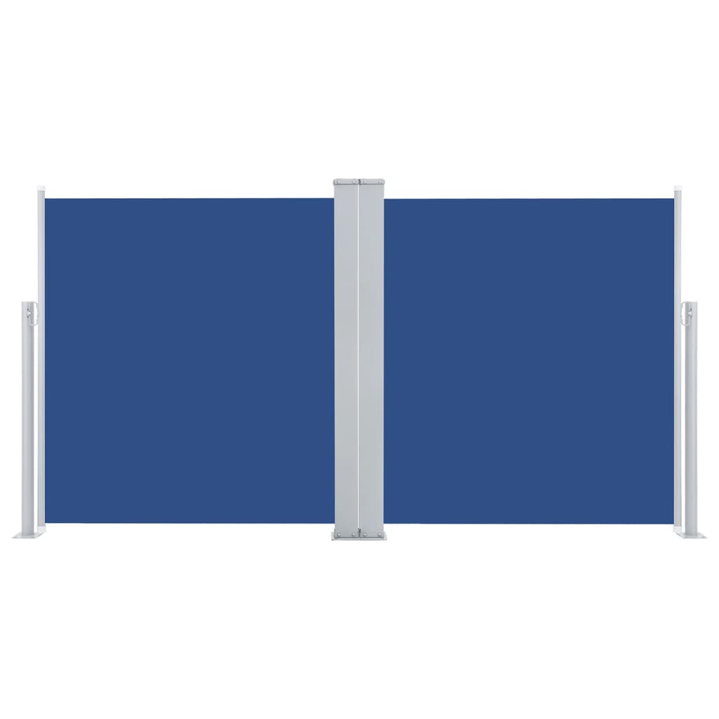 vidaXL Uvlačiva bočna tenda plava 117 x 600 cm