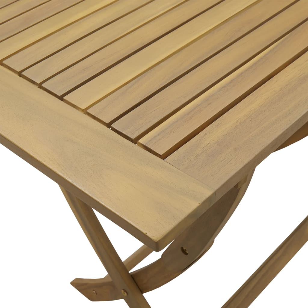 vidaXL Sklopivi vrtni stol 110 x 55 x 75 cm od masivnog drva bagrema