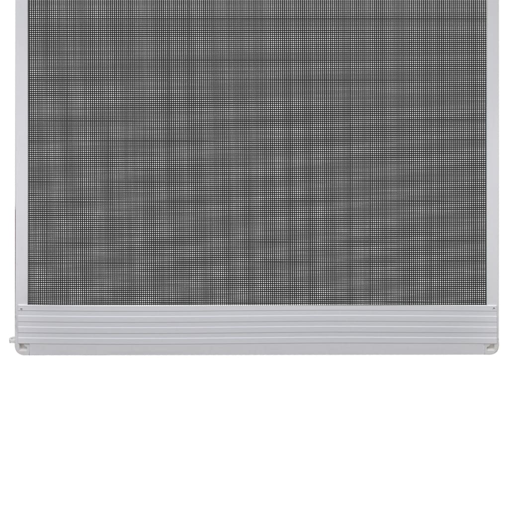 Bijeli krilni zaslon protiv insekata za vrata 120 x 240 cm
