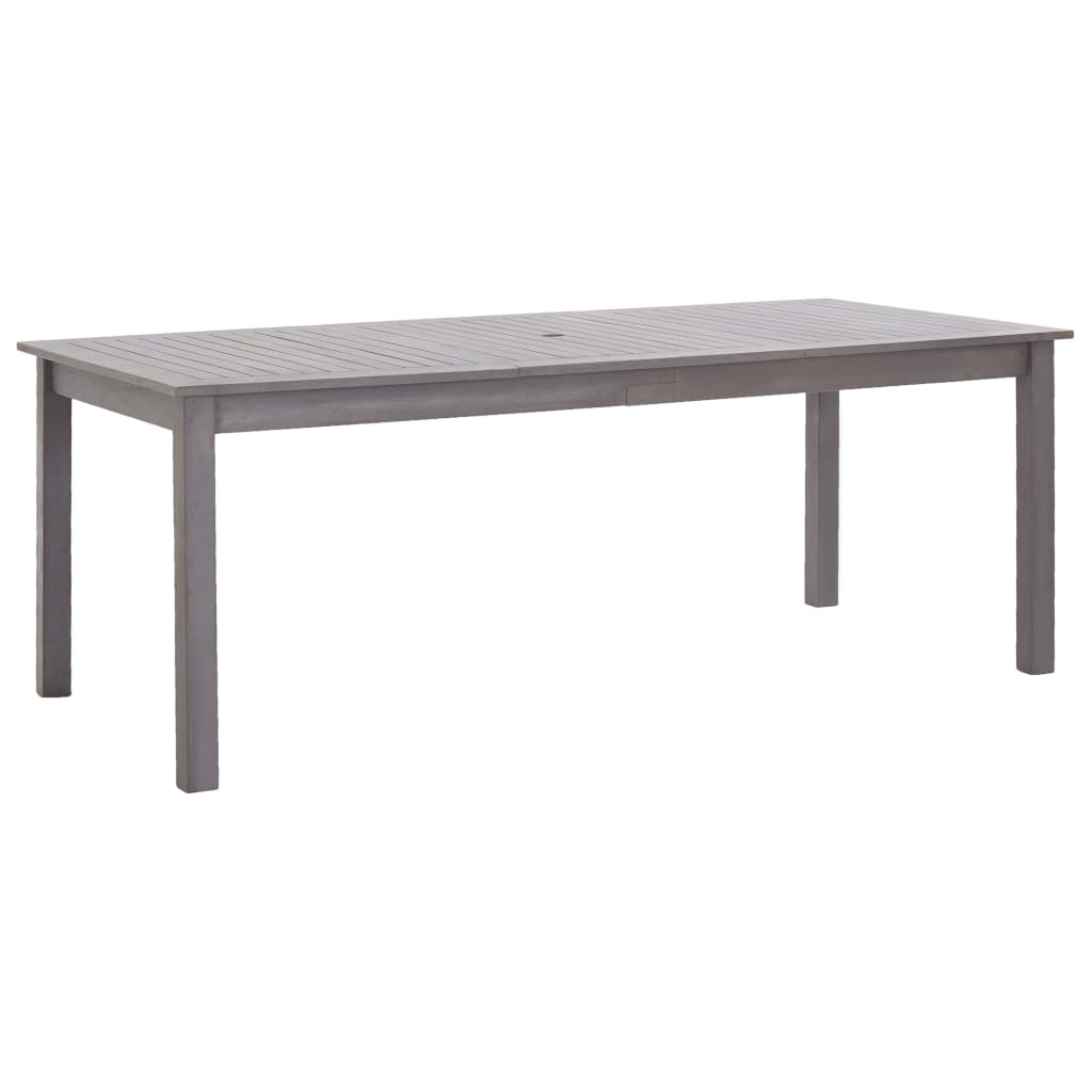 vidaXL Vrtni stol sivi isprani 200 x 90 x 74 cm masivno bagremovo drvo