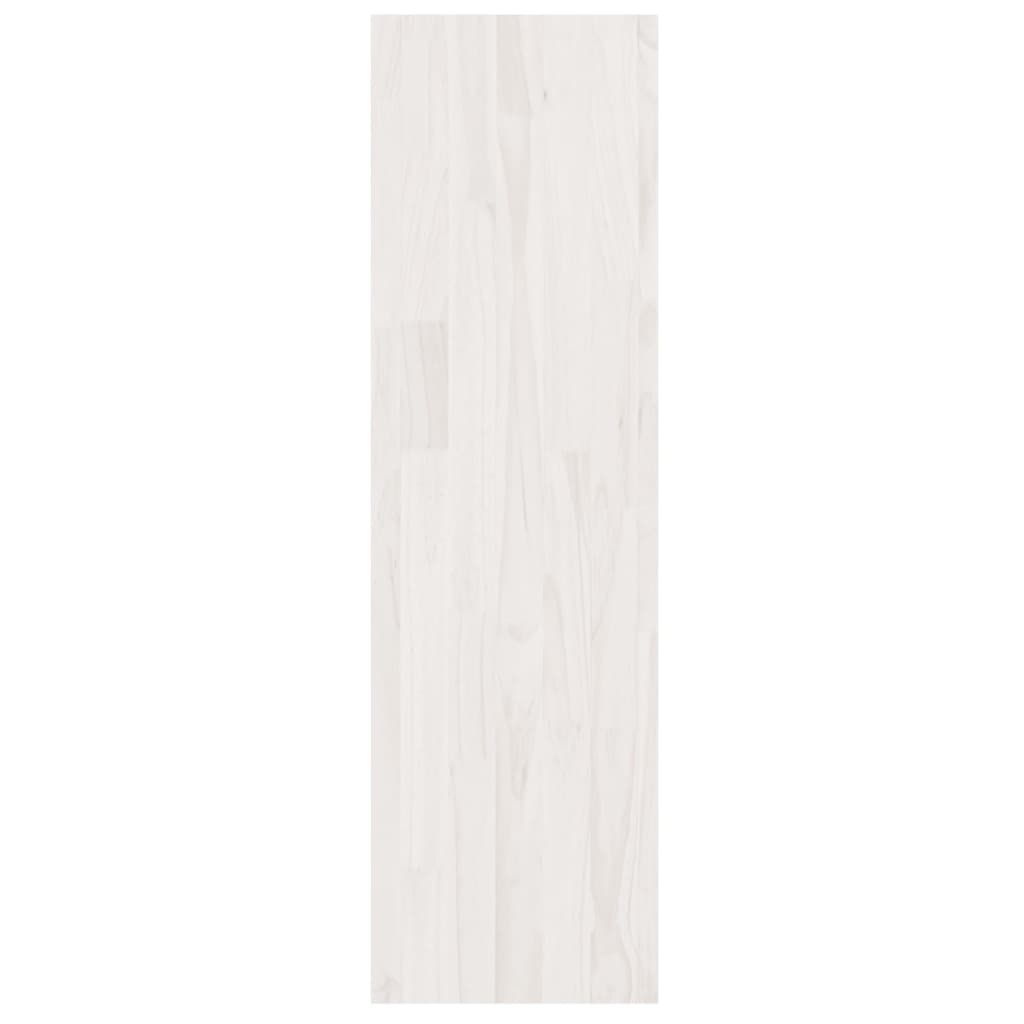 vidaXL Ormarić za knjige / pregrada bijeli 40x30x103,5 cm od borovine