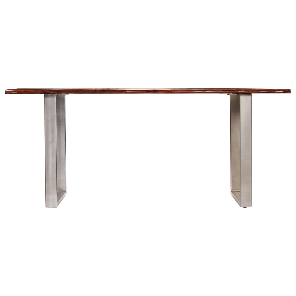vidaXL Blagovaonski stol od masivnog drva šišama 180 x 90 x 76 cm
