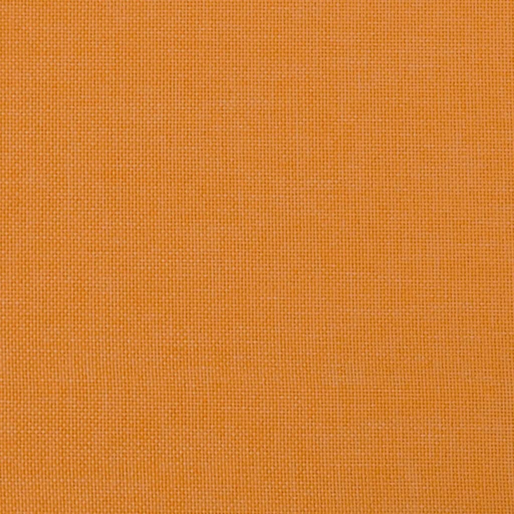 vidaXL Igraća stolica od tkanine s osloncem crno-narančasta
