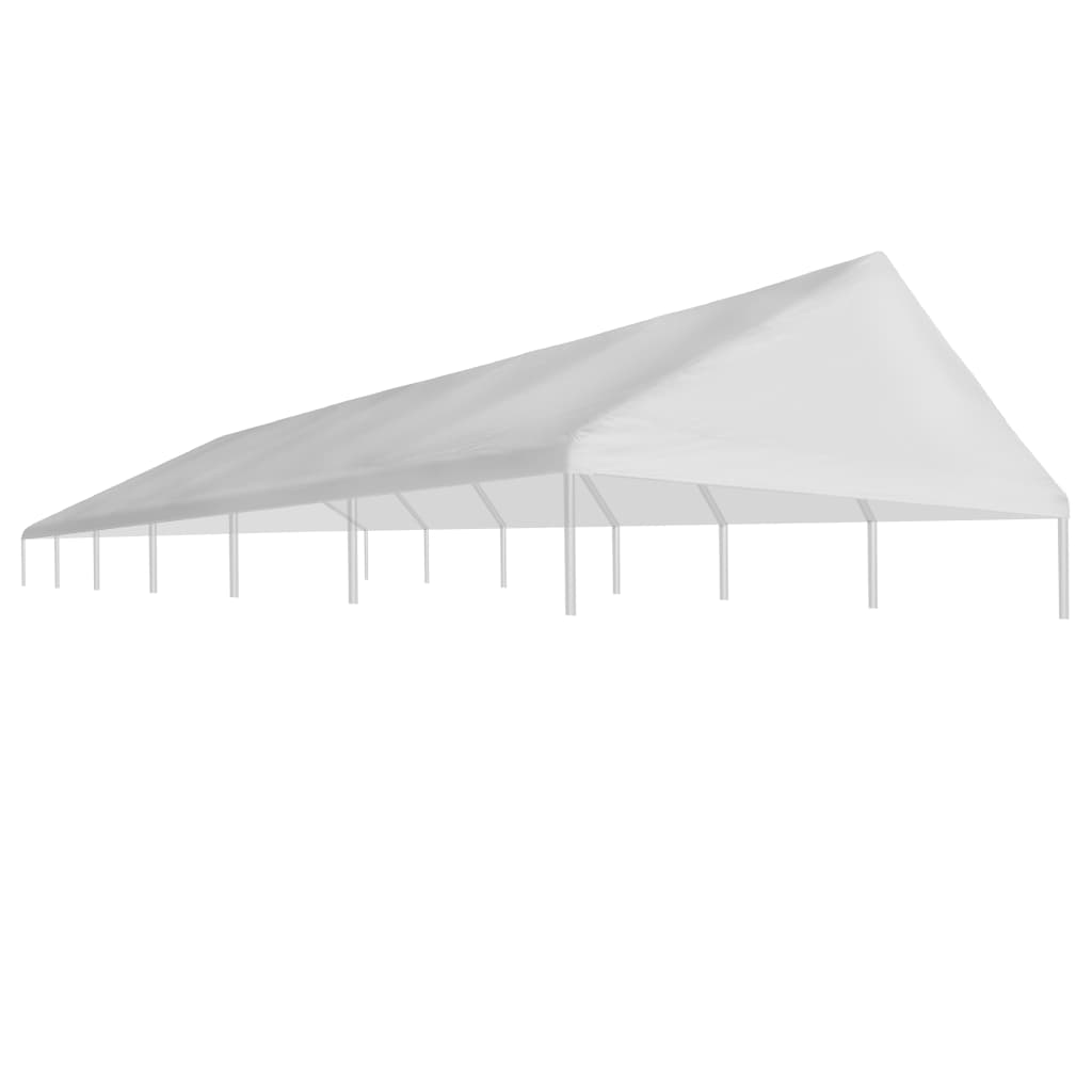vidaXL Krov za šator za zabave 6 x 12 m bijeli