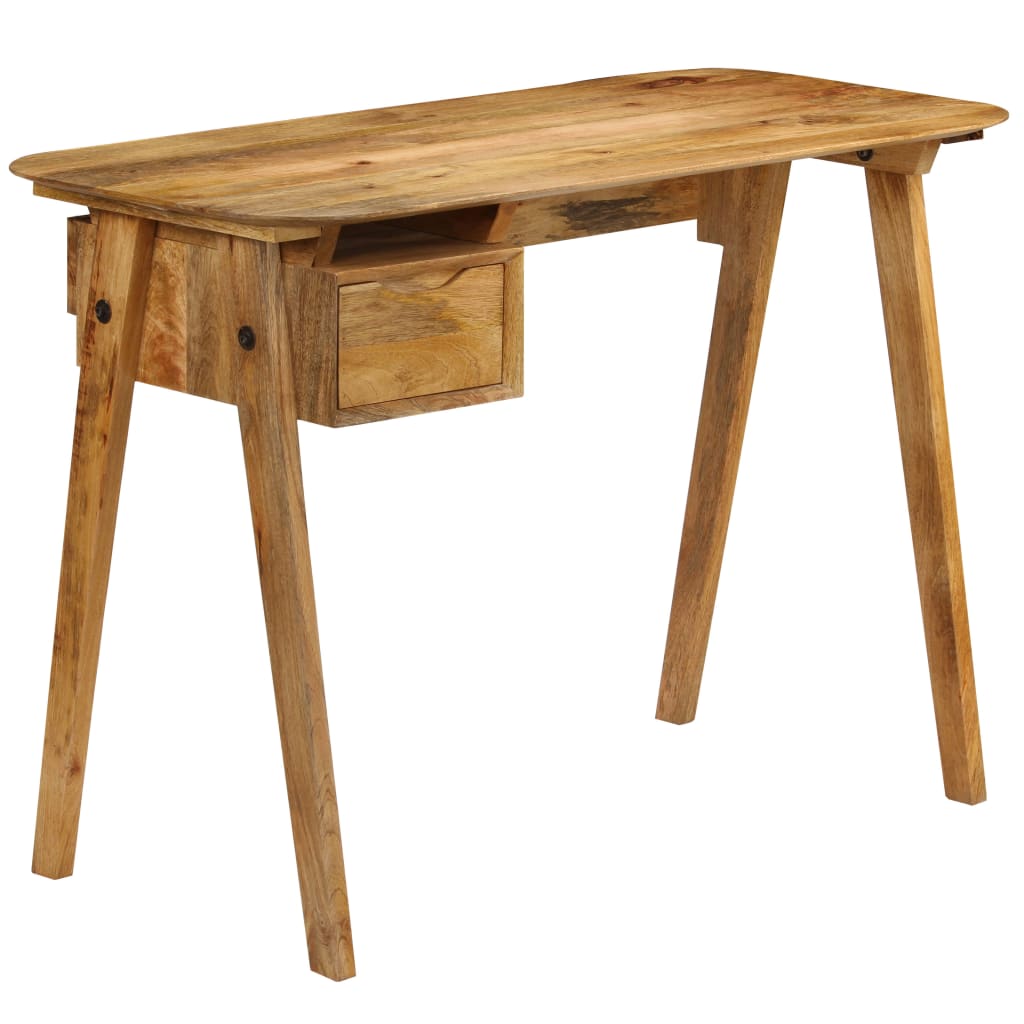 vidaXL Pisaći stol od masivnog drva manga 110 x 50 x 76 cm