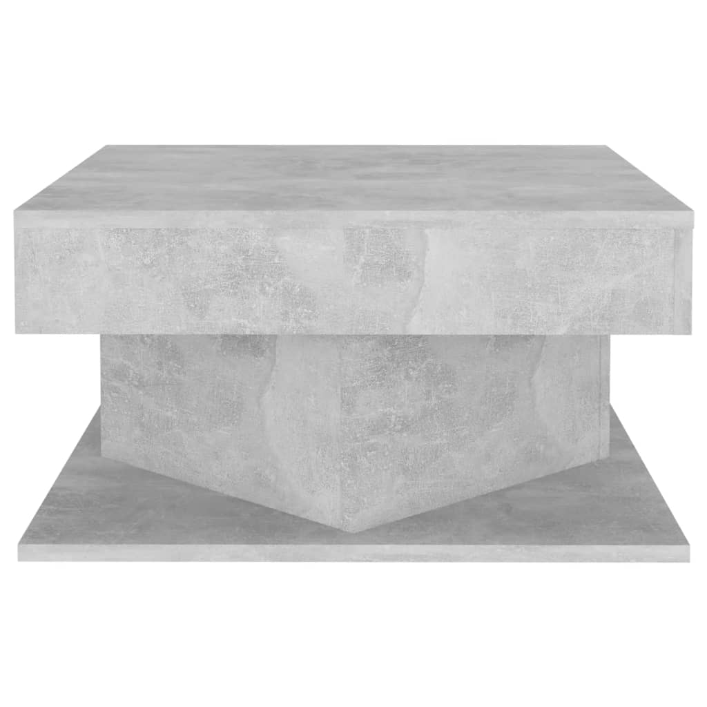 vidaXL Stolić za kavu siva boja betona 57 x 57 x 30 cm od iverice