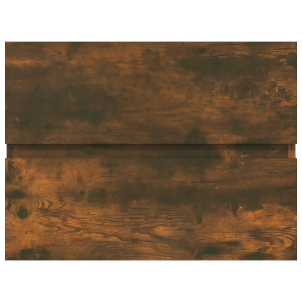 vidaXL Ormarić za umivaonik boja dimljenog hrasta 60x38,5x45 cm drveni