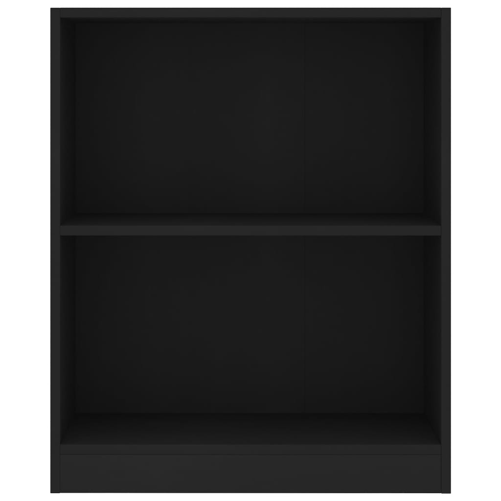vidaXL Polica za knjige crna 60 x 24 x 76 cm od konstruiranog drva