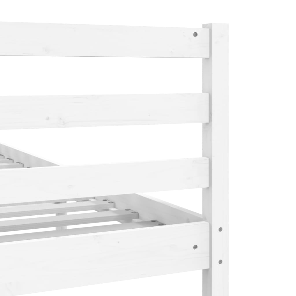 vidaXL Okvir za krevet bijeli 180x200 cm bračni od masivnog drva