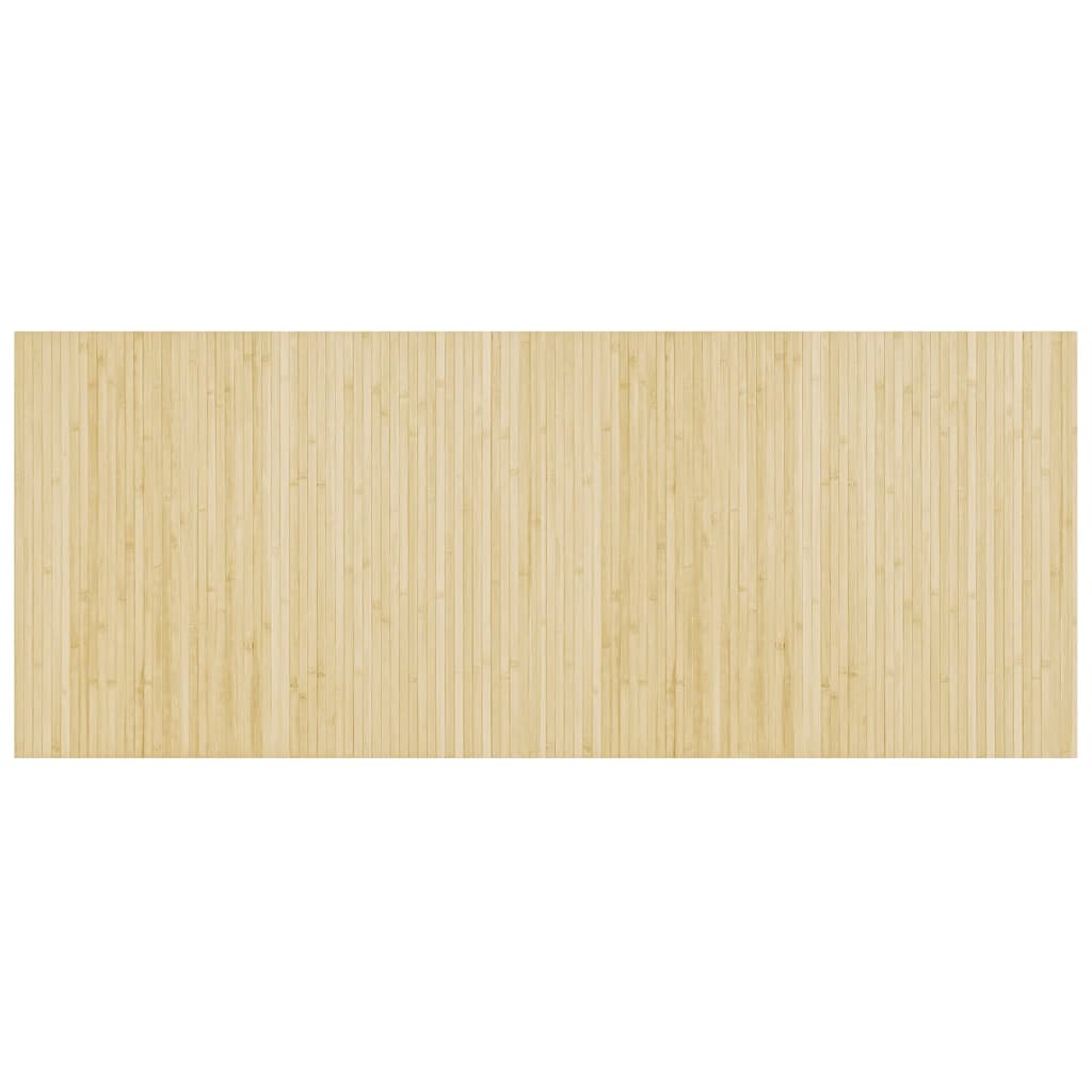 vidaXL Tepih pravokutni svijetli prirodni 80 x 200 cm od bambusa