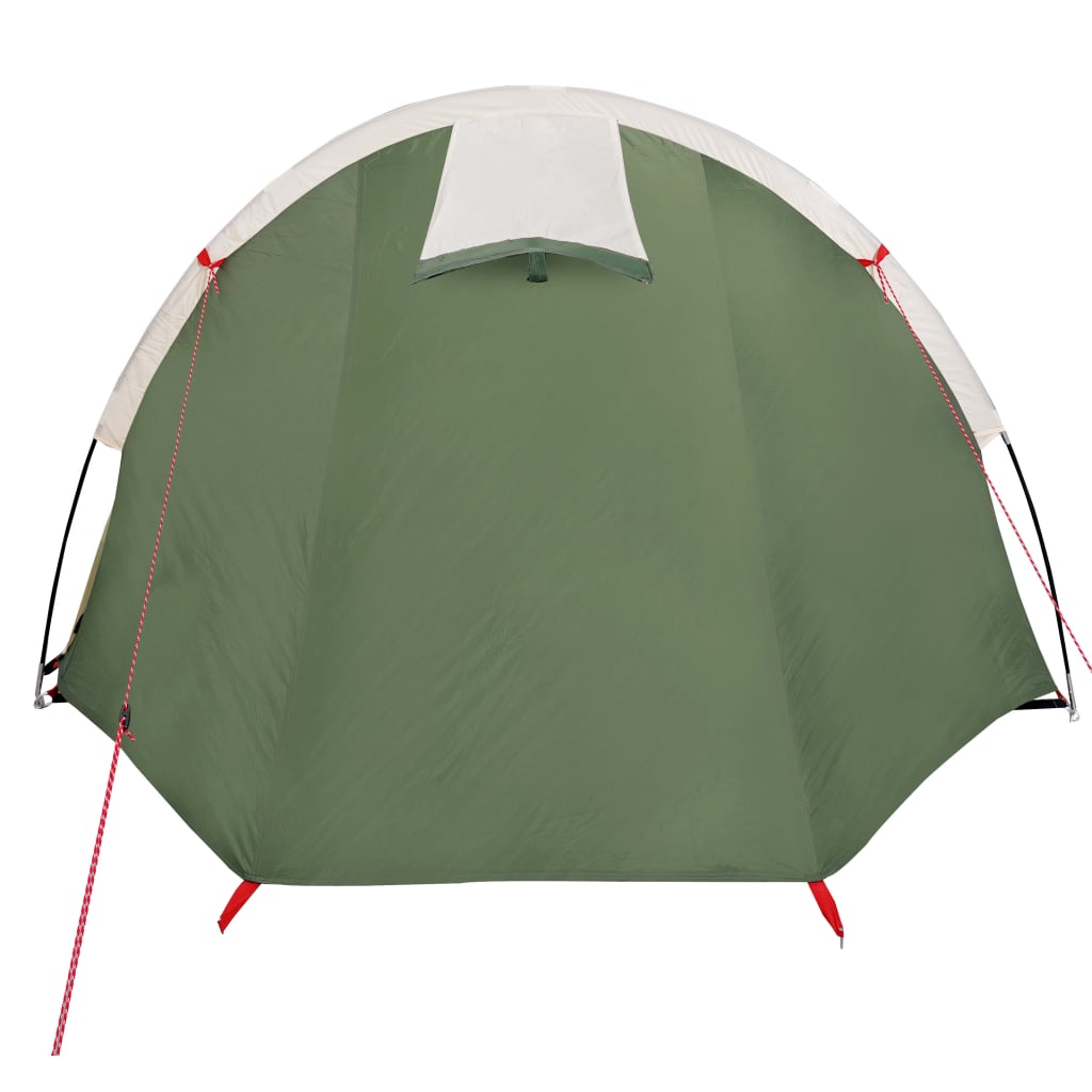 vidaXL Šator za kampiranje za 4 osobe zeleni vodootporni