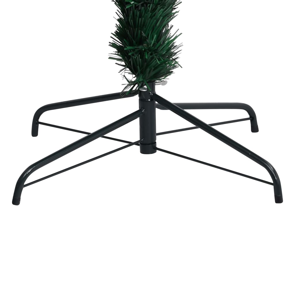vidaXL Umjetno božićno drvce sa stalkom zeleno 240 cm optička vlakna