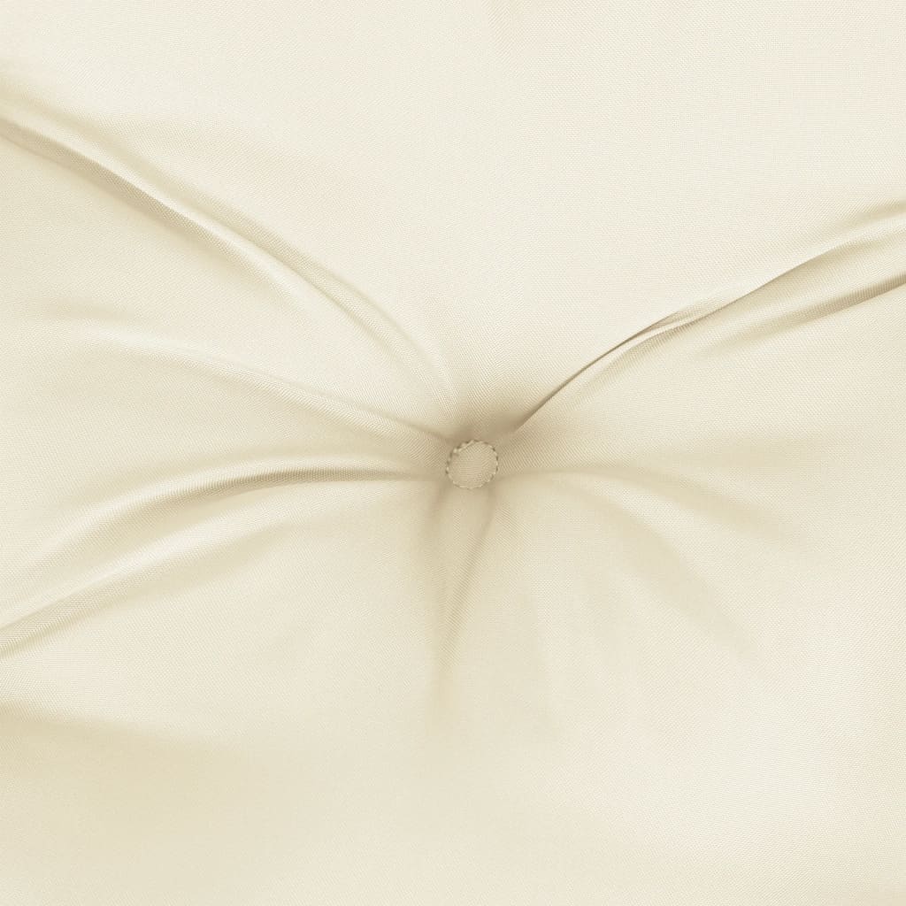 vidaXL Jastuk za vrtnu klupu krem bijeli 180x50x7 cm od tkanine Oxford