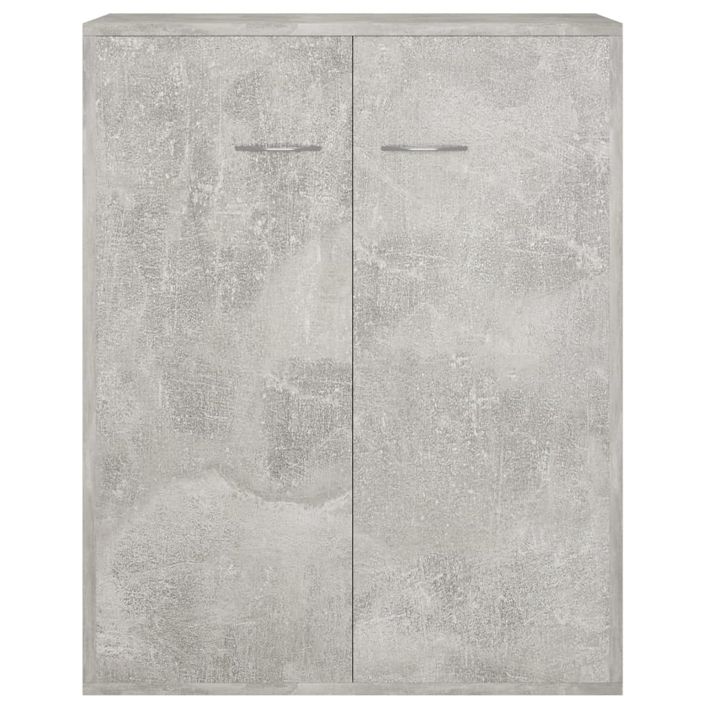 vidaXL Komoda siva boja betona 60 x 30 x 75 cm od konstruiranog drva