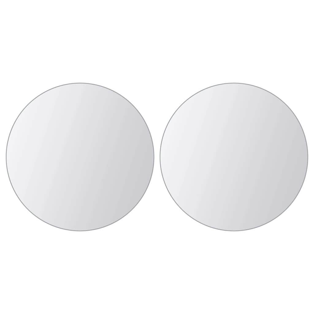 vidaXL Zrcalne pločice 16 kom okrugle staklene