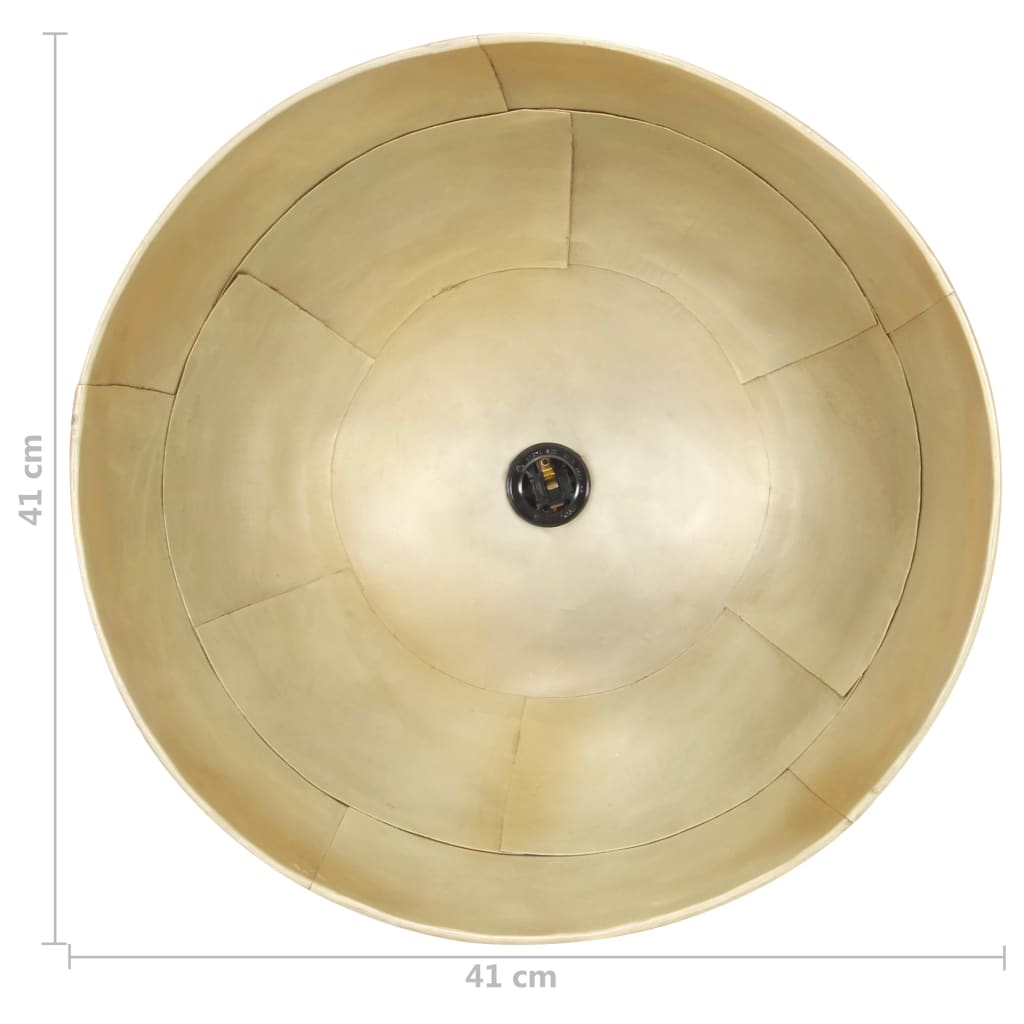 vidaXL Industrijska viseća svjetiljka 25 W mjedena okrugla 41 cm E27
