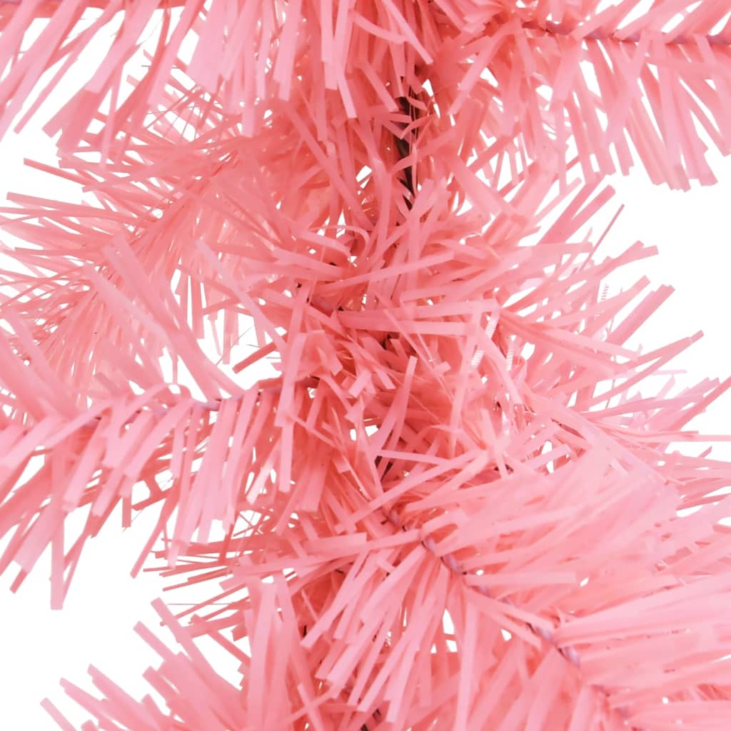 vidaXL Božićna girlanda s LED svjetlima 10 m ružičasta