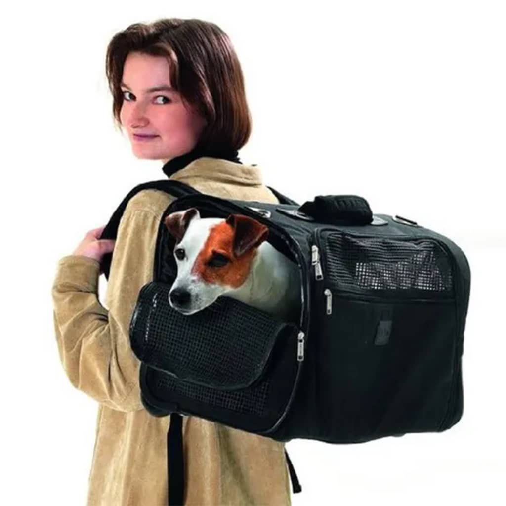 FLAMINGO torba za ljubimce Smart Trolley Norton crna 54x25,5x36,5 cm