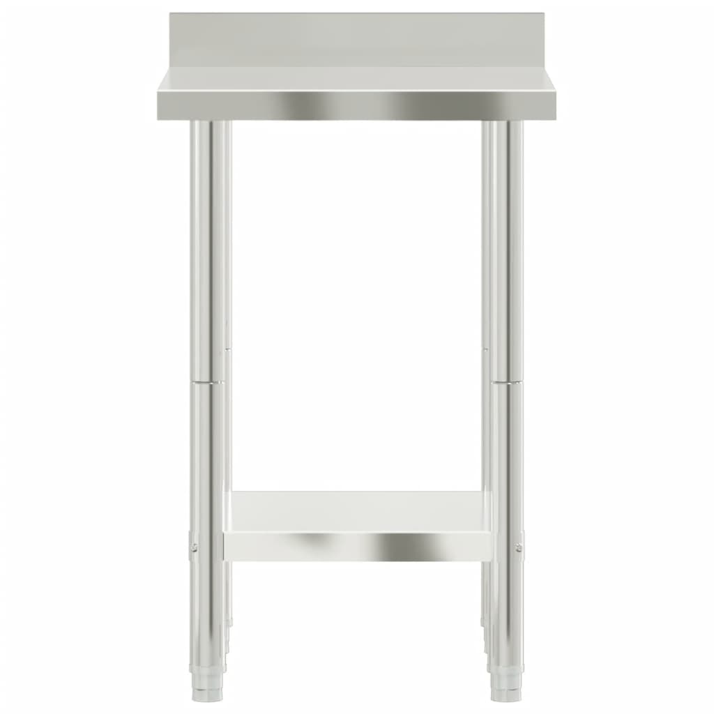 vidaXL Kuhinjski stol sa zaštitom od prskanja 55 x 55 x 93 cm čelični