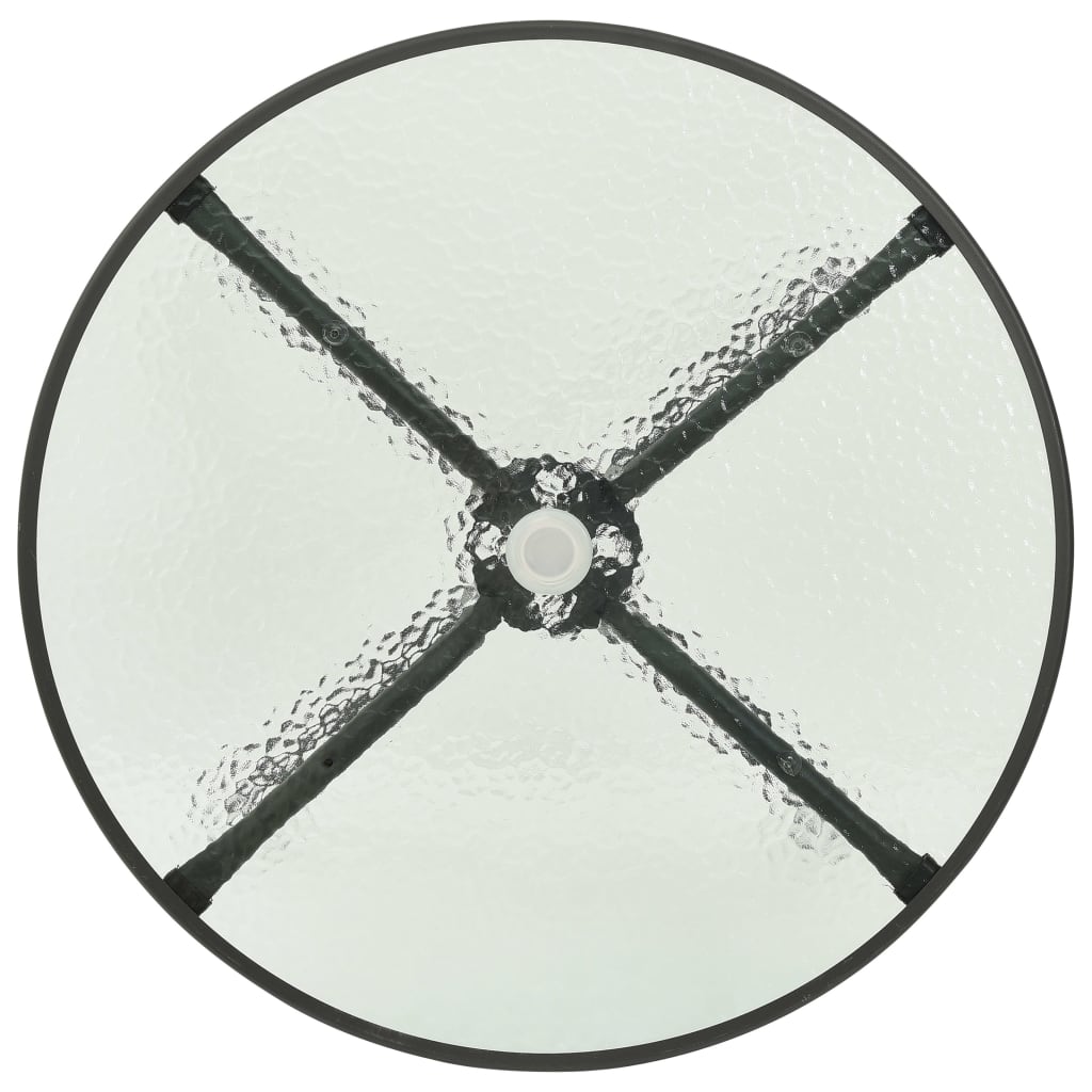 vidaXL 5-dijelni vanjski blagovaonski set čelični antracit