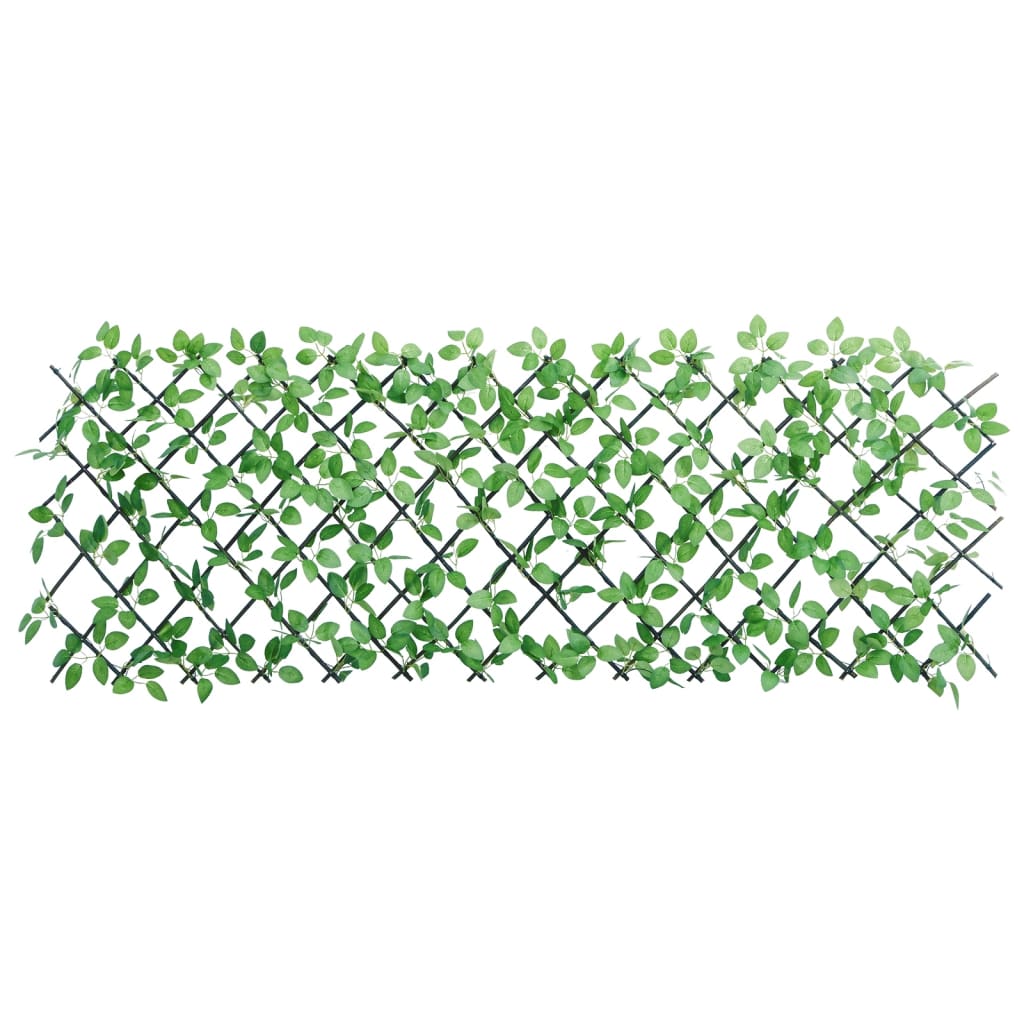 vidaXL Proširiva rešetka od umjetnog bršljana 5 kom zelena 180 x 65 cm