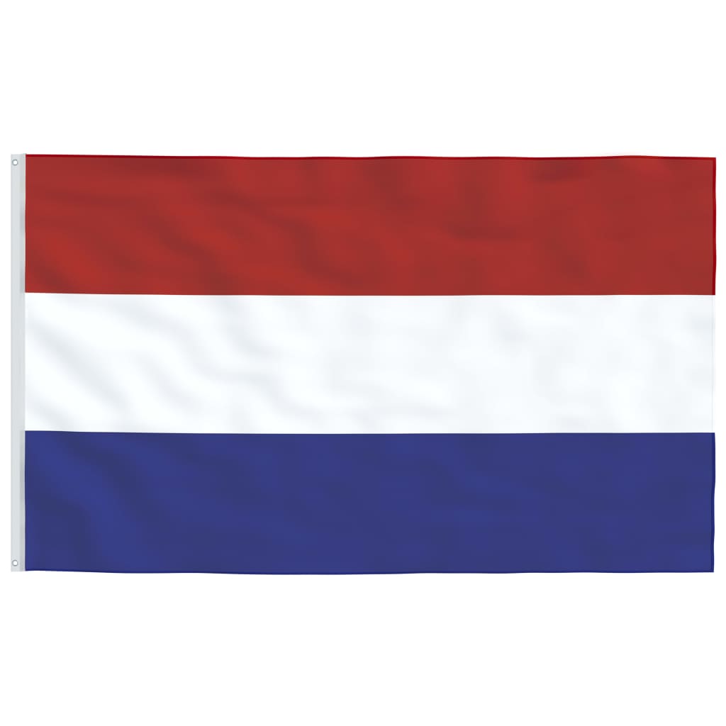vidaXL Nizozemska zastava s aluminijskim stupom 4 m