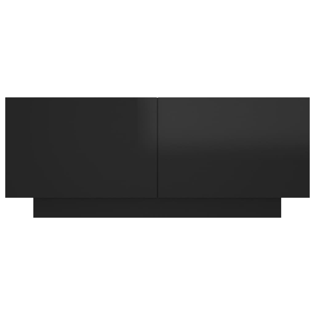 vidaXL Noćni ormarić visoki sjaj crni 100 x 35 x 40 cm od iverice