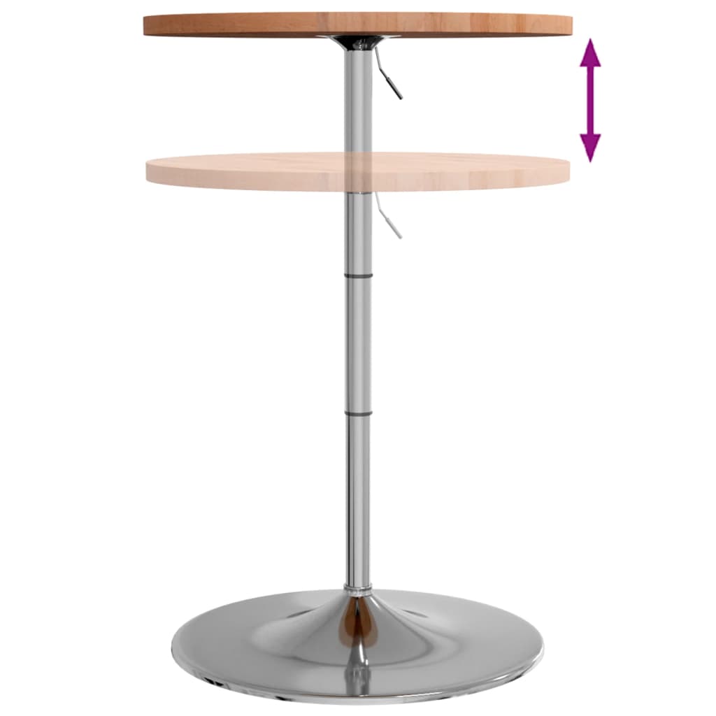 vidaXL Barski stol Ø 60 x 90,5 cm od masivne bukovine