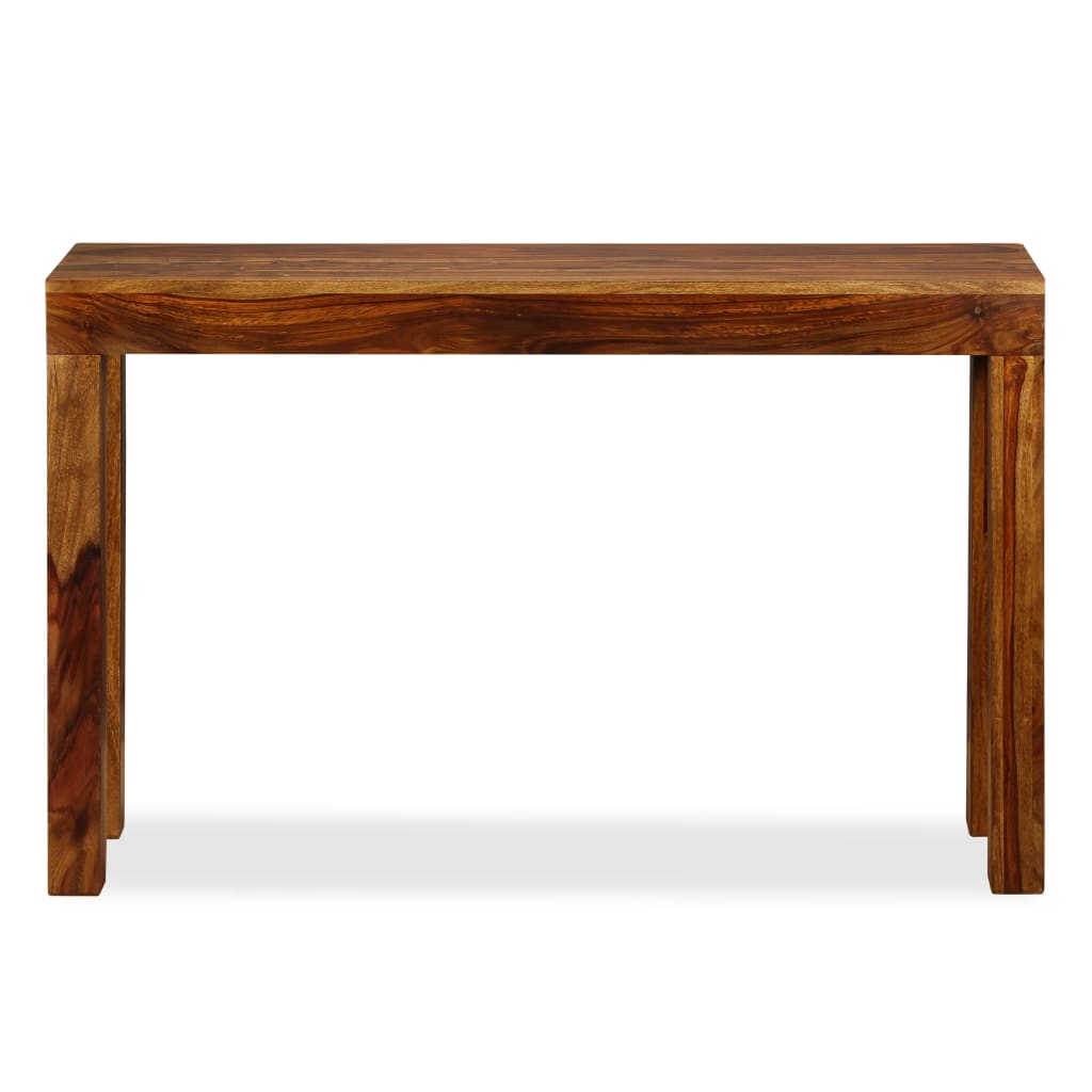 vidaXL Konzolni stol od masivnog drva šišama 120 x 35 x 75 cm