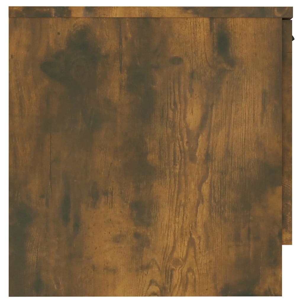 vidaXL Noćni ormarić boja dimljenog hrasta 40 x 39 x 40 cm