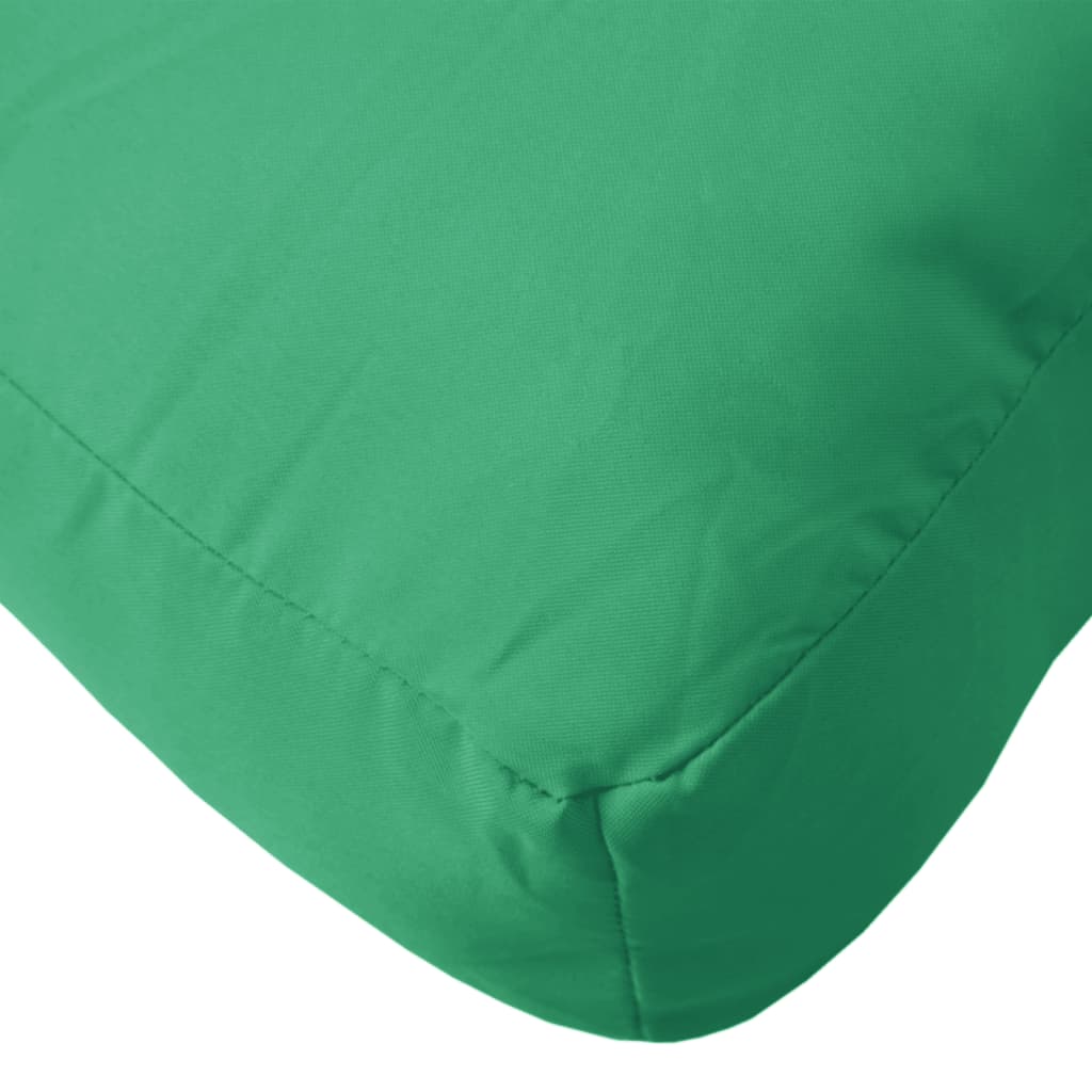 vidaXL Jastuk za palete zeleni 50 x 50 x 12 cm od tkanine
