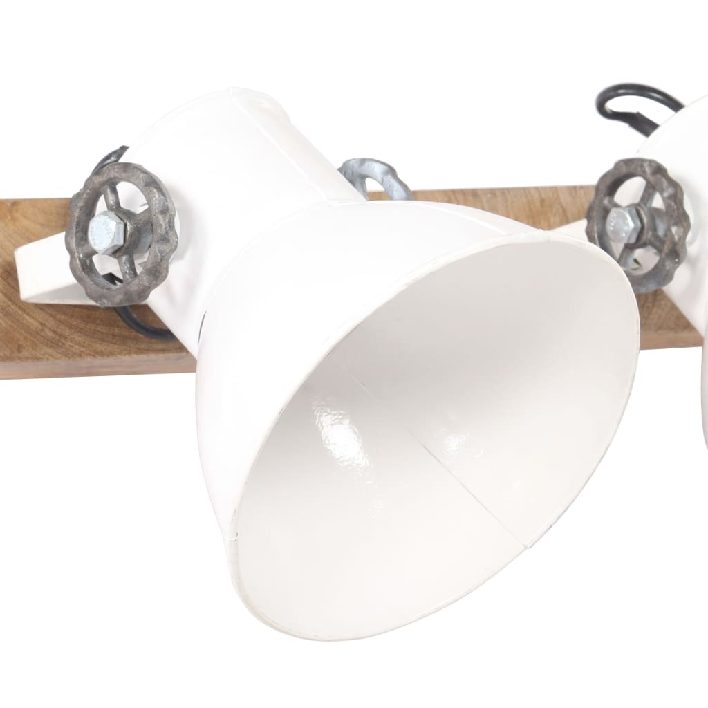 vidaXL Industrijska zidna svjetiljka bijela 45 x 25 cm E27