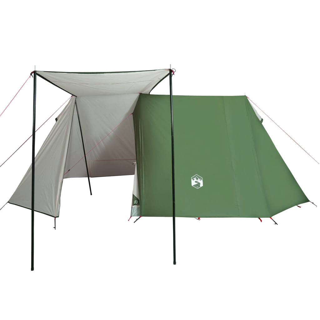 vidaXL Šator za kampiranje za 3 osobe zeleni vodootporni