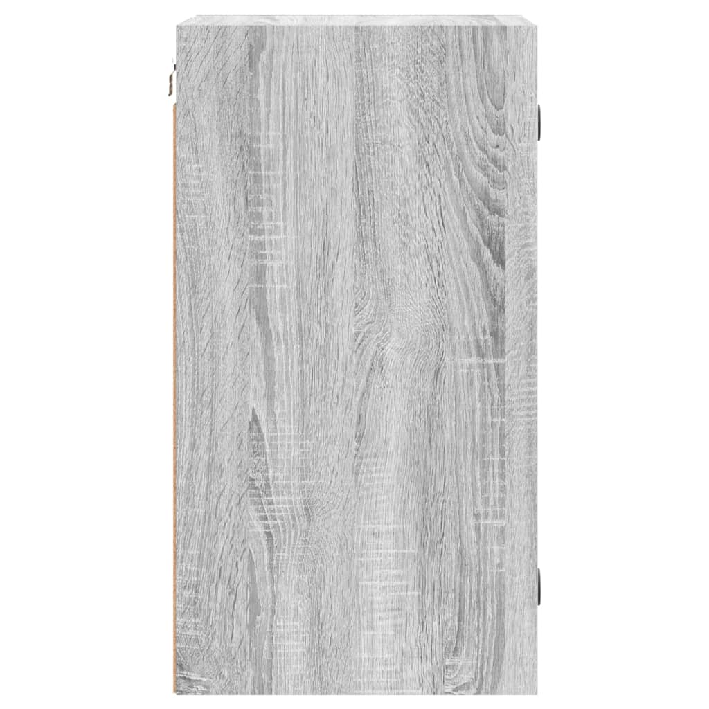 vidaXL Zidni ormarić sa staklenim vratima boja hrasta 35x37x68,5 cm