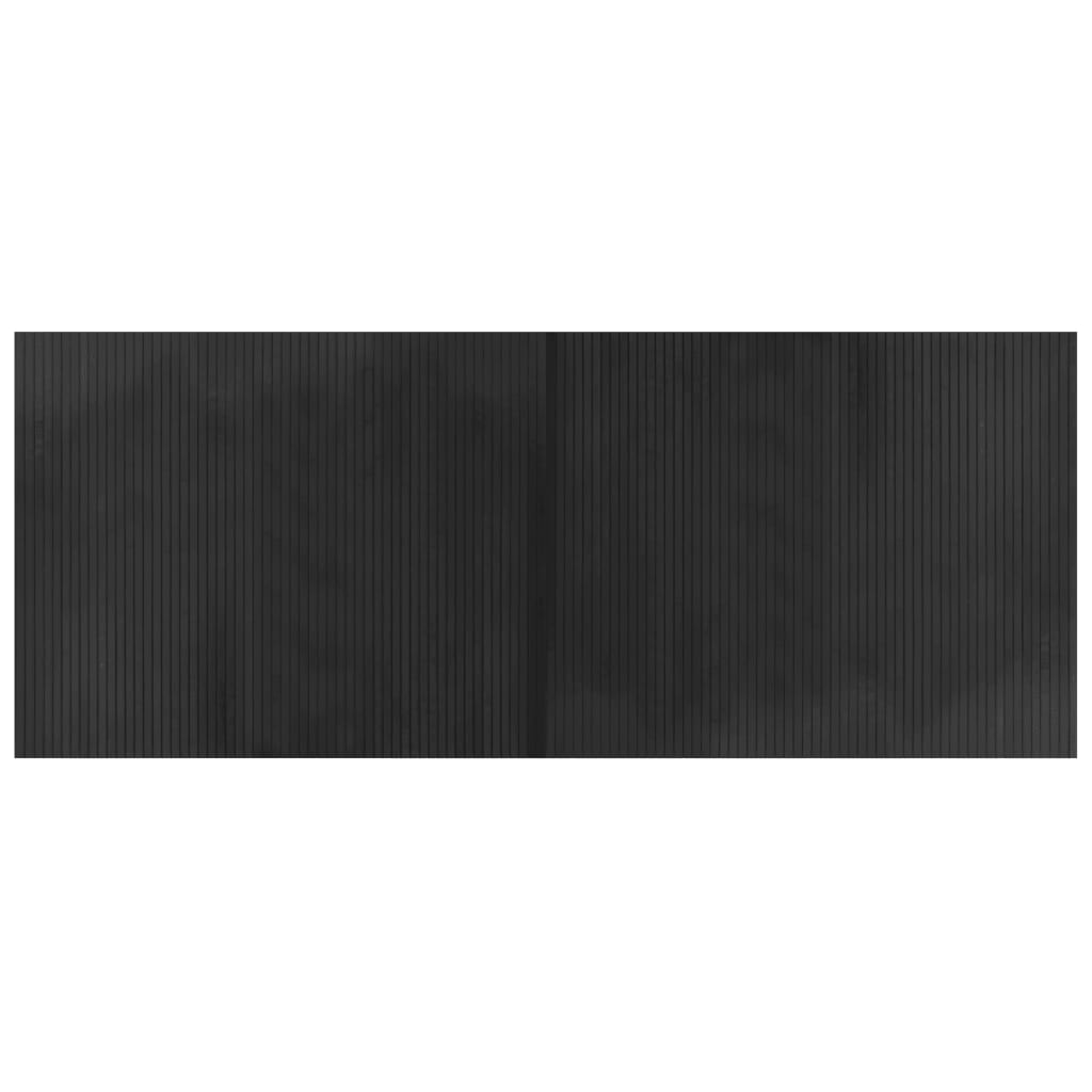 vidaXL Tepih pravokutni sivi 80 x 200 cm od bambusa